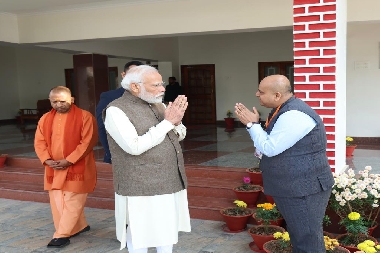Chancellor Pratap University with PM Shri Narendra Modi